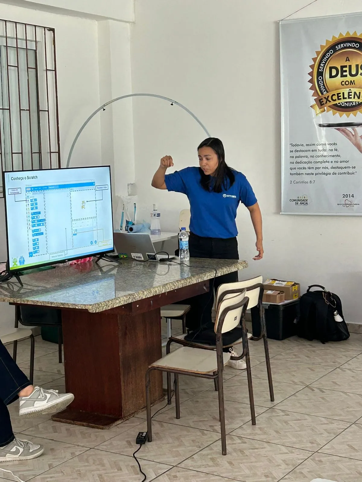 Presencia profesional con el equipo